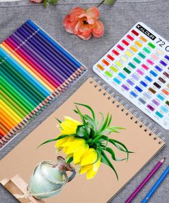 Alternative view of KALOUR 72 Count Colored Pencils for Adult Coloring Books. Soft Core.Ideal for Drawing Blending Shading.Color Pencils Set Gift for Adults Kids Beginners